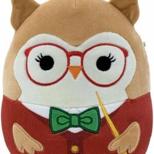 Squishmallows 8” JAYDELLE The Owl Teacher Back to School Squad Plush Kellytoy